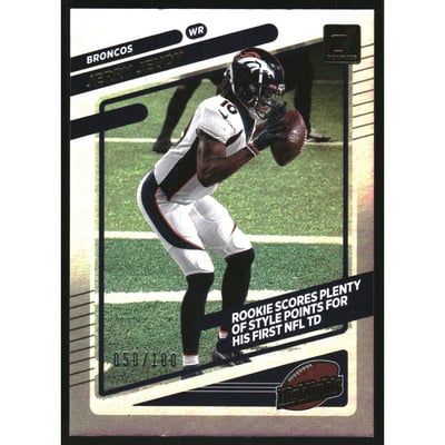 2021 Donruss Highlights Holo #13 Jerry Jeudy