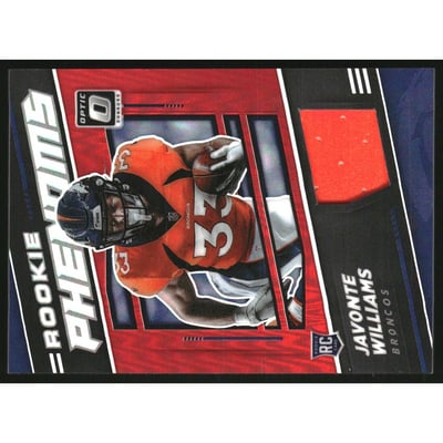 2021 Donruss Optic Rookie Phenoms Jerseys #15 Javonte Williams