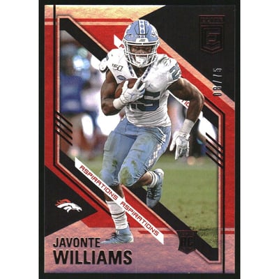 2021 Elite Aspirations #133 Javonte Williams/75
