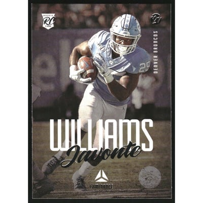 2021 Panini Luminance #128 Javonte Williams RC