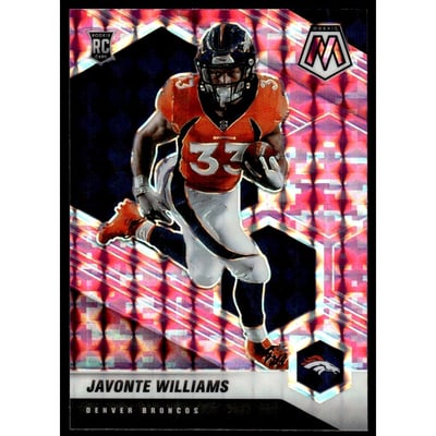 2021 Panini Mosaic Mosaic Camo Pink #315 Javonte Williams