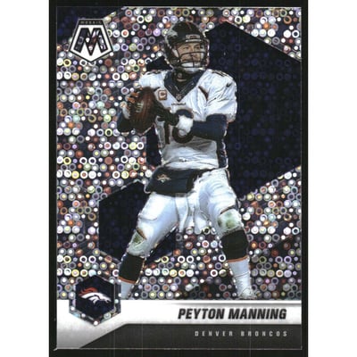 2021 Panini Mosaic Mosaic No Huddle Silver #67 Peyton Manning