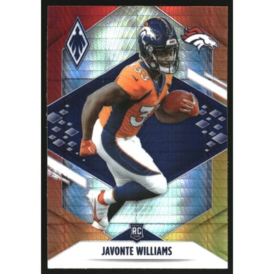 2021 Panini Phoenix Fire Burst #115 Javonte Williams