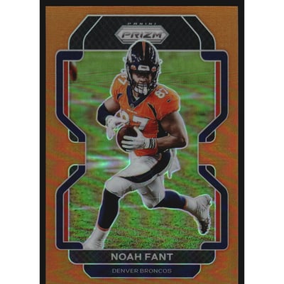 2021 Panini Prizm Prizms Orange #200 Noah Fant