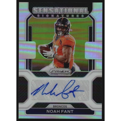 2021 Panini Prizm Sensational Signatures #8 Noah Fant/99