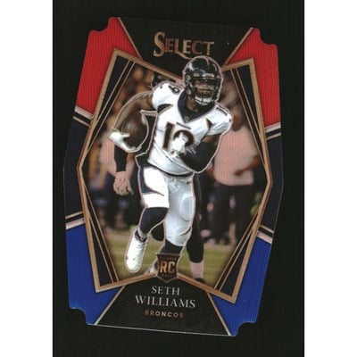 2021 Select Prizm Red and Blue Die Cut #198 Seth Williams