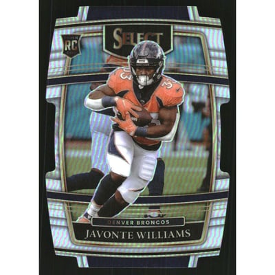 2021 Select Prizm Silver Die Cut #57 Javonte Williams