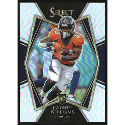 2021 Select Prizm Silver #157 Javonte Williams