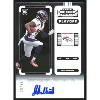 2022 Panini Contenders Playoff Ticket #270 Jalen Virgil AU