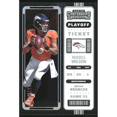 2022 Panini Contenders Playoff Ticket #30 Russell Wilson