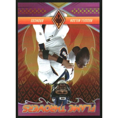 2022 Panini Phoenix Flame Throwers Pink #19 Russell Wilson