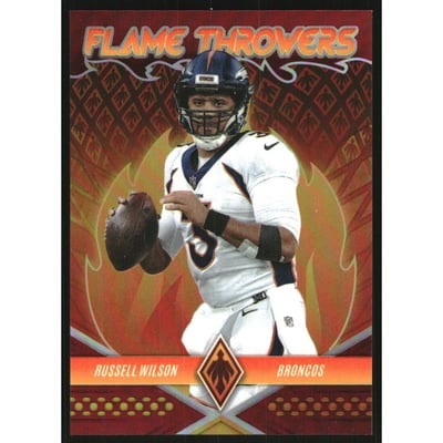 2022 Panini Phoenix Flame Throwers Red #19 Russell Wilson