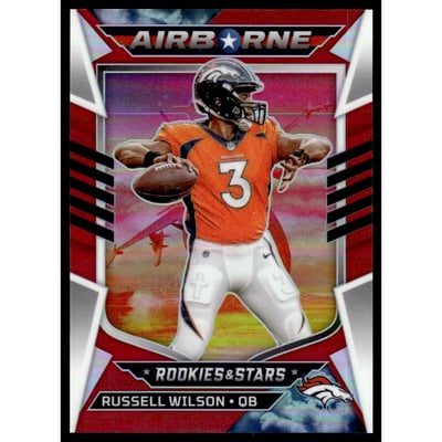 2022 Rookies and Stars Airborne Red #9 Russell Wilson