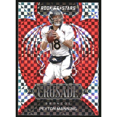 2022 Rookies and Stars Crusade Red Plaid #26 Peyton Manning