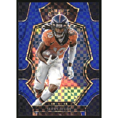 2022 Select Prizm Blue #132 Jerry Jeudy