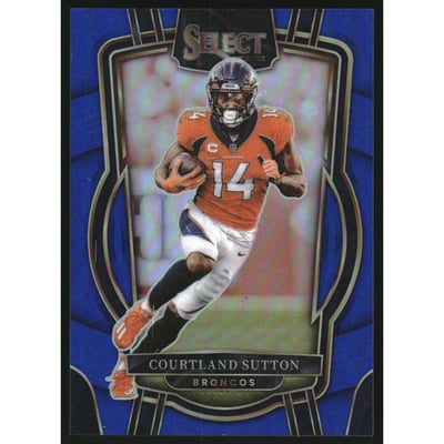 2022 Select Prizm Blue #270 Courtland Sutton