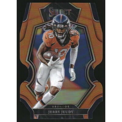 2022 Select Prizm Orange Die Cut #132 Jerry Jeudy