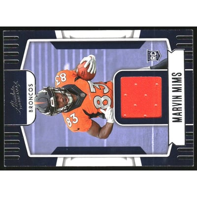 2023 Absolute Absolute Rookie Materials #19 Marvin Mims