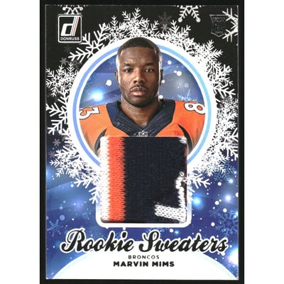 2023 Donruss Rookie Holiday Sweater #22 Marvin Mims