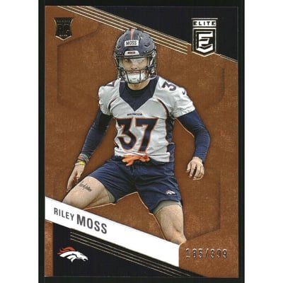 2023 Elite Orange #178 Riley Moss