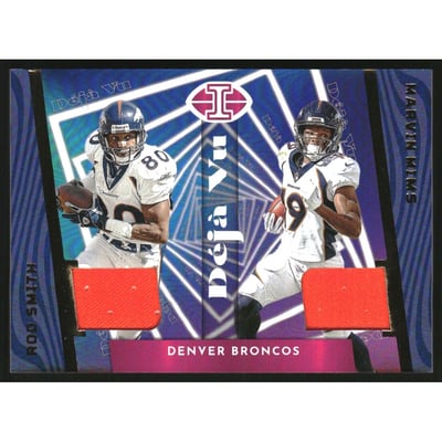 2023 Panini Illusions Deja Vu Materials #17 Marvin Mims/Rod Smith