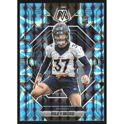 2023 Panini Mosaic Mosaic Reactive Blue #358 Riley Moss