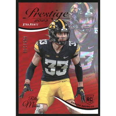 2023 Prestige Xtra Points Premium Red #373 Riley Moss
