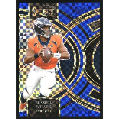 2023 Select Prizm Blue #129 Russell Wilson