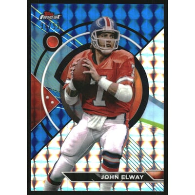 2023 Topps Composite Finest Blue Geometric Refractors #179 John Elway
