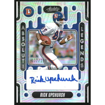 2024 Absolute Absolute Legends Signatures #1 Rick Upchurch