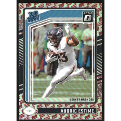 2024 Donruss Optic One Hundred #206 Audric Estime RR