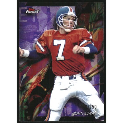 2024 Finest Purple Refractors #22 John Elway