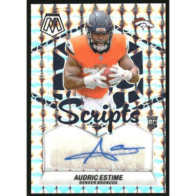 2024 Panini Mosaic Rookie Scripts #21 Audric Estime