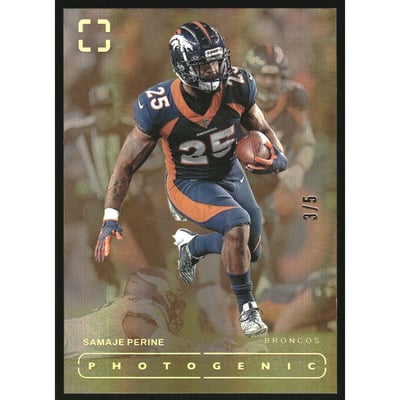 2024 Panini PhotoGenic Gold #122 Samaje Perine