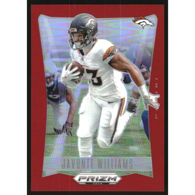 2024 Panini Prizm Deca Prizms Red #89 Javonte Williams