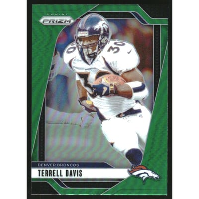 2024 Panini Prizm Prizms Green #91 Terrell Davis