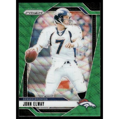 2024 Panini Prizm Prizms Green Wave #89 John Elway