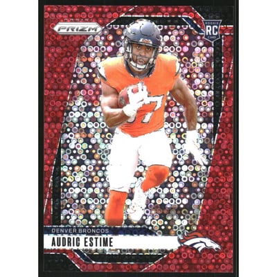 2024 Panini Prizm Prizms No Huddle Red #306 Audric Estime