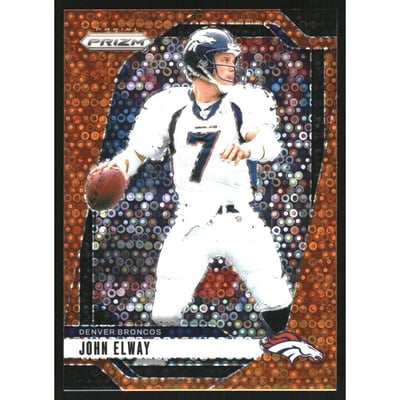 2024 Panini Prizm Prizms Orange Disco #89 John Elway