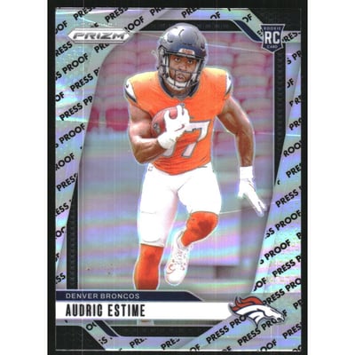 2024 Panini Prizm Prizms Press Proof #306 Audric Estime