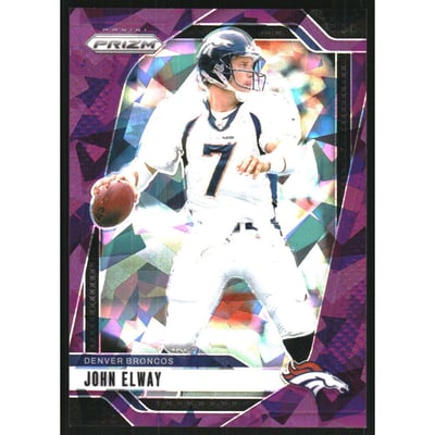2024 Panini Prizm Prizms Purple Ice #89 John Elway