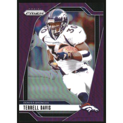 2024 Panini Prizm Prizms Purple #91 Terrell Davis