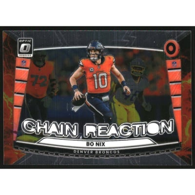 2025 Donruss Optic Chain Reaction #8 Bo Nix