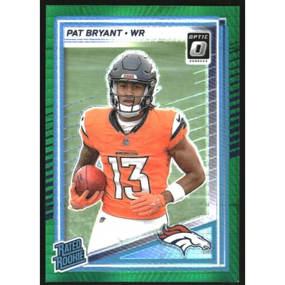 2025 Donruss Optic Green Hyper #215 Pat Bryant RR