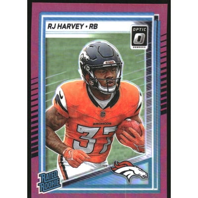 2025 Donruss Optic Pink #208 RJ Harvey RR