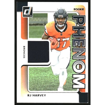 2025 Donruss Rookie Phenom Jerseys #8 RJ Harvey