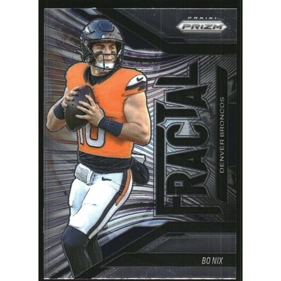 2025 Panini Prizm Fractal #13 Bo Nix