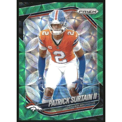 2025 Panini Prizm Prizms Green Scope #97 Patrick Surtain II