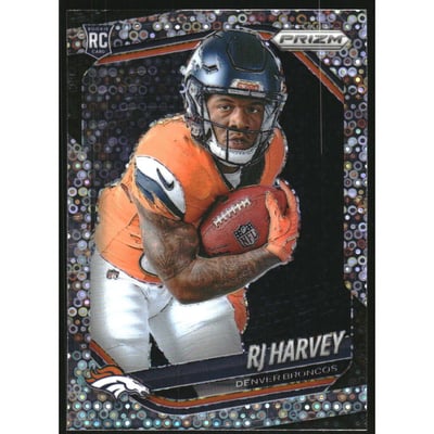 2025 Panini Prizm Prizms No Huddle #410 RJ Harvey