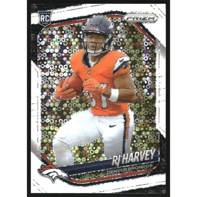 2025 Panini Prizm Prizms White Disco #303 RJ Harvey
